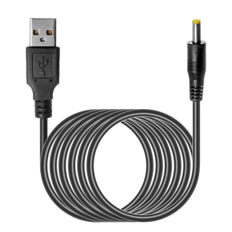 TENINYU USB 2.0 A Male to DC 4.0x1.7mm 5 Volt 24AWG DC Barrel Jack Power Cable 3FT (Max 2.5 Ampere Power Cable, Center PIN Positive), 2Pack - Image 5